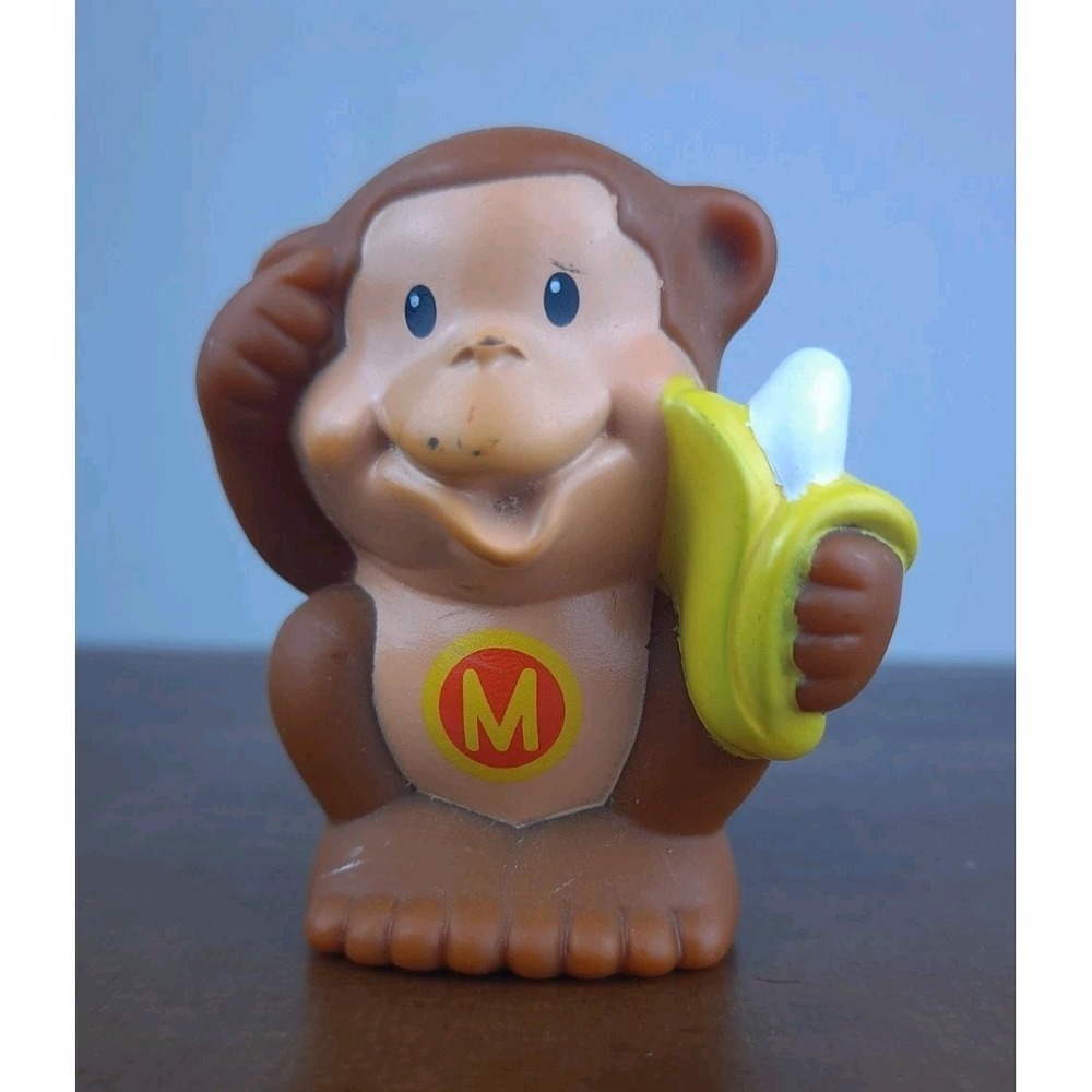 Fisher Price Little People MONKEY "M" Zoo Animal A-Z Alphabet Letter